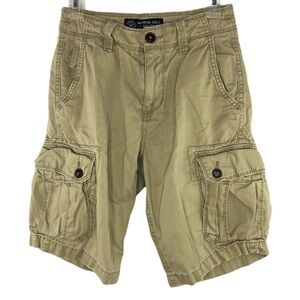 AEO Khaki tan classic cargo shorts, 26